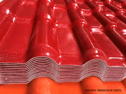ASA uPVC SPANISH ROOF CRAFT or SHEETS